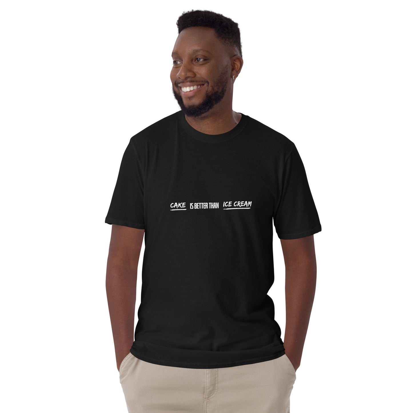 Cake Is Better Than Ice Cream Short-Sleeve Unisex T-Shirt