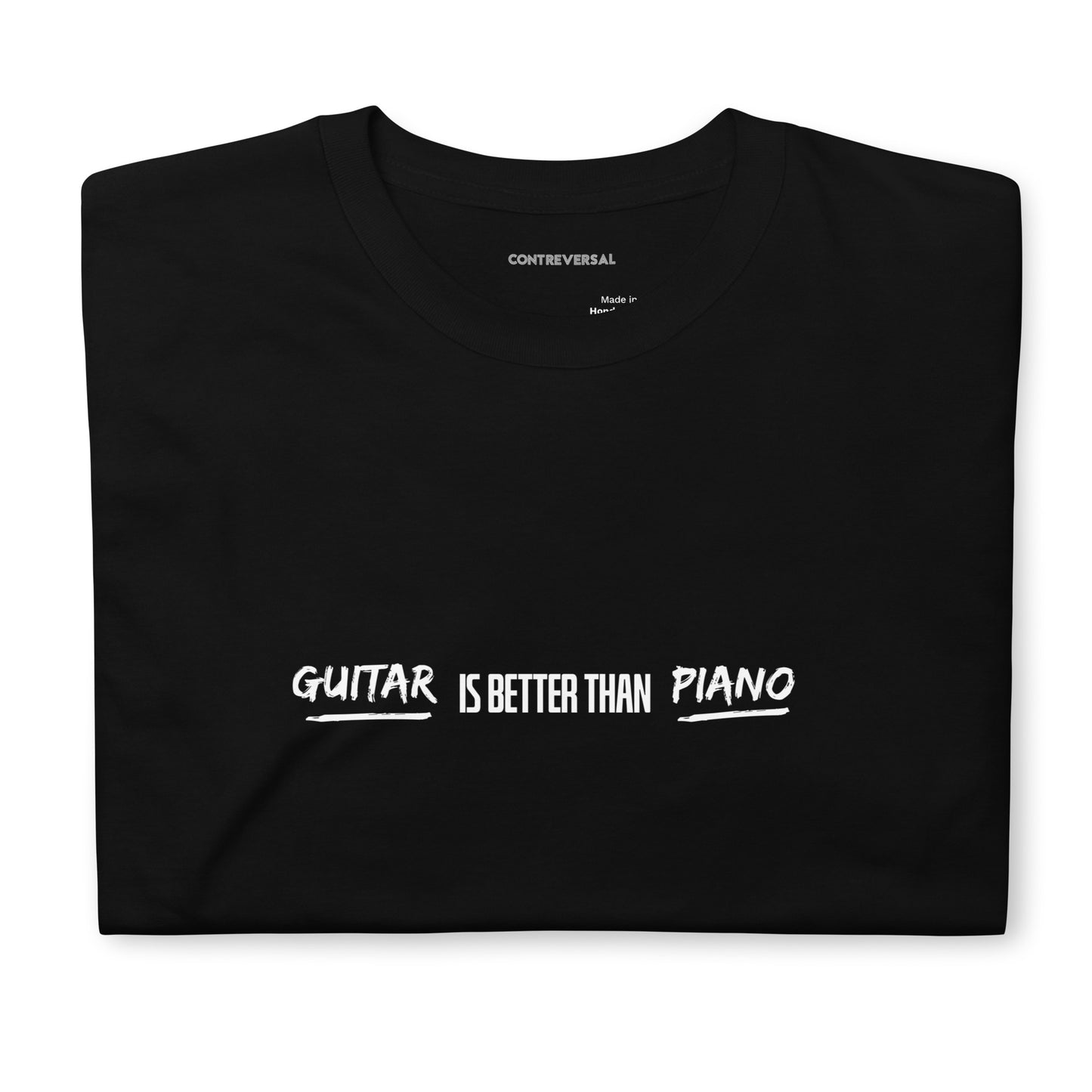 Guitar Is Better Than Piano Short-Sleeve Unisex T-Shirt