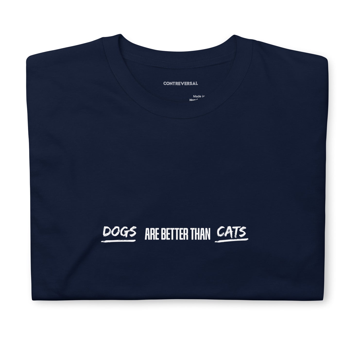 Dogs Are Better Than Cats Short-Sleeve Unisex T-Shirt