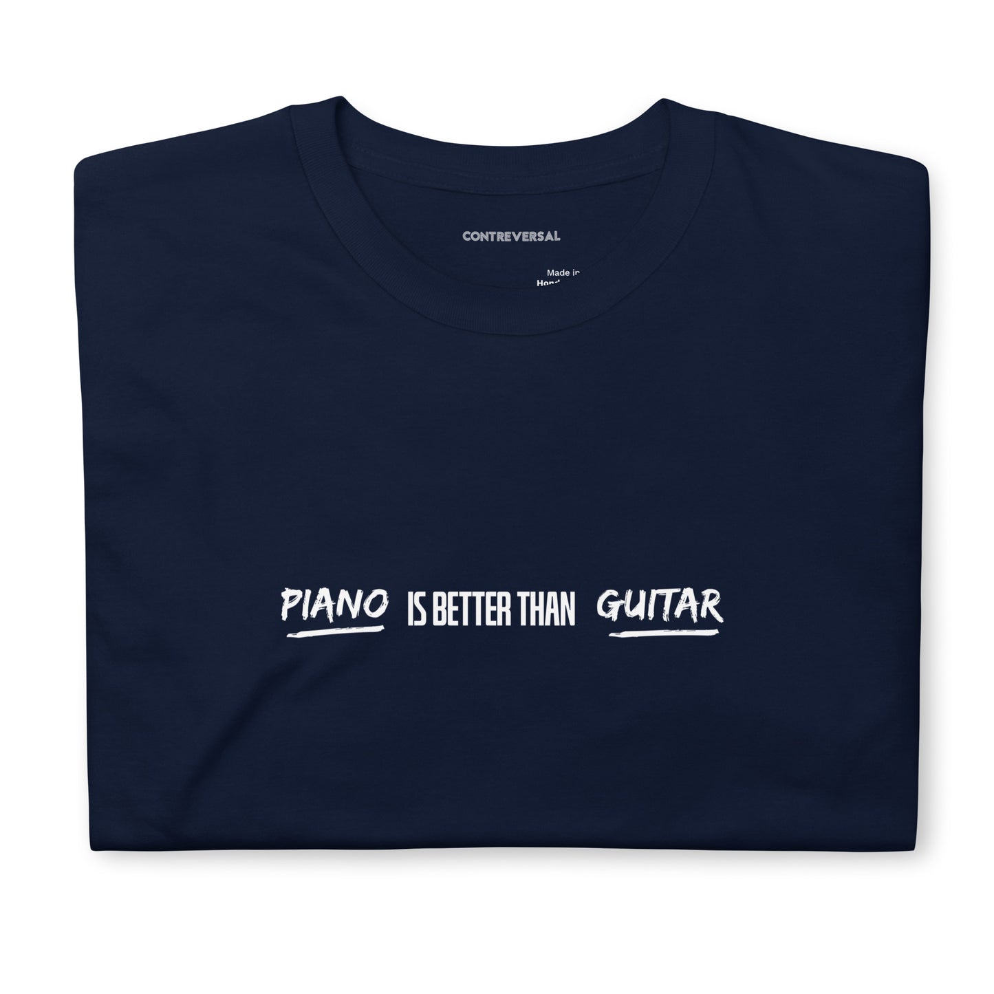 Piano Is Better Than Guitar Short-Sleeve Unisex T-Shirt